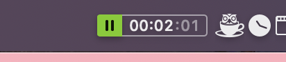 Super useful appbar timer